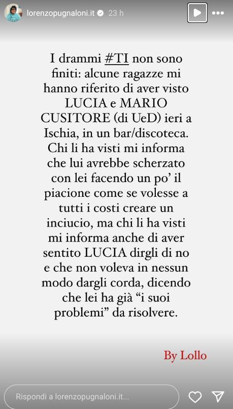 Temptation Island, Lucia beccata con un ex volto di U&D nonché ex fiamma di Ida Platano! Temptation Island, Lucia beccata con un ex volto di U&D nonché ex fiamma di Ida Platano!