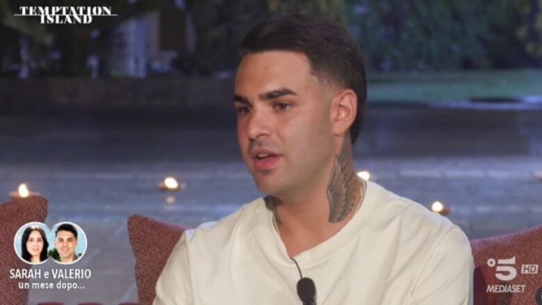 Temptation Island, Valerio sull’ex fidanzata Sarah: “Per me resterà sempre…”
