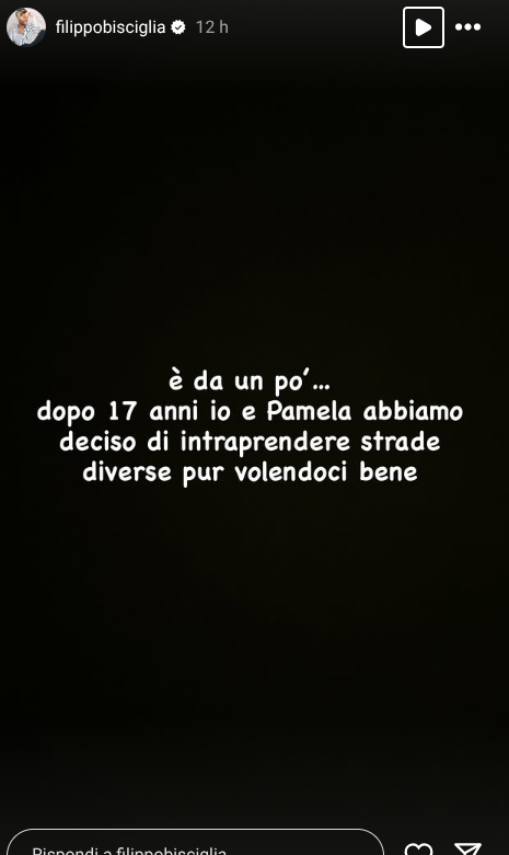 Temptation Island, Filippo Bisciglia e Pamela Camassa si sono lasciati: l’annuncio sui social!